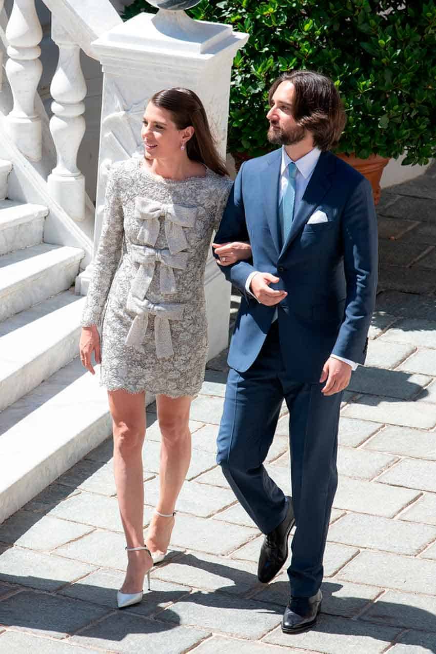 boda de Carlota Casiraghi vestidos de novia para boda civil