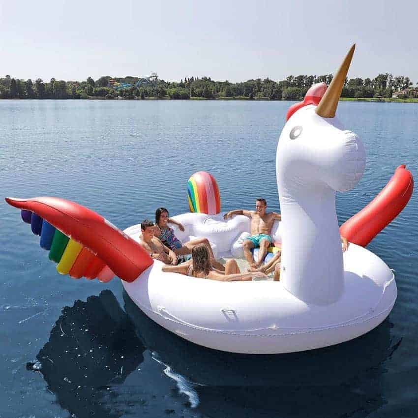 Flotador gigante de unicornios 