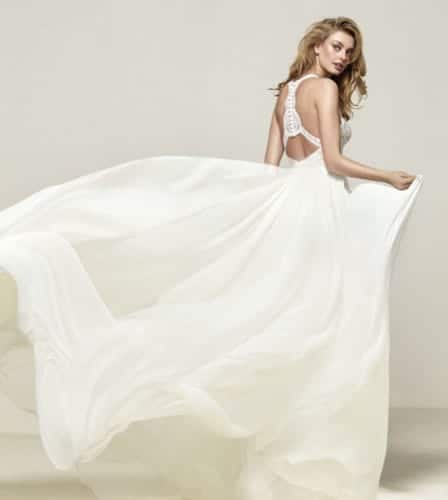 Los mejores tejidos para vestidos de novia