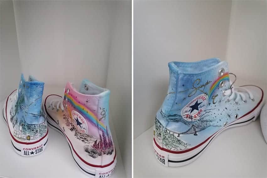 Converse personalizadas de Marian Loves Shoes