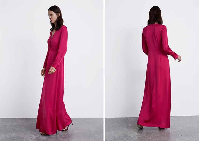el vestido rosa fucsia 