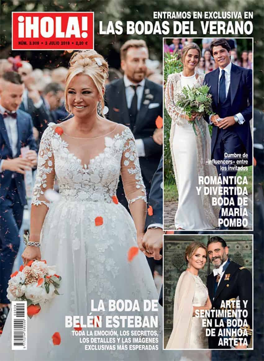 vestido de novia de Belén Esteban