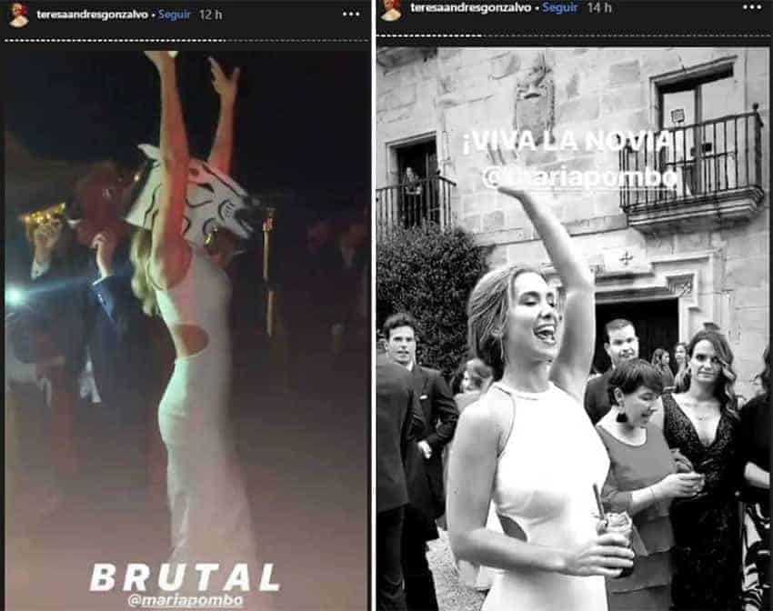 vestidos de novia de María Pombo