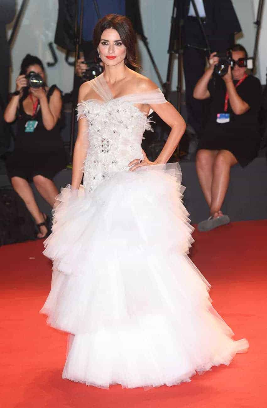el vestido de novia de penélope cruz