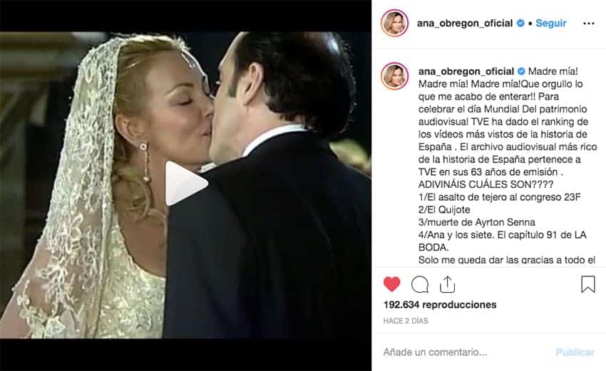 boda de Ana Obregón 
