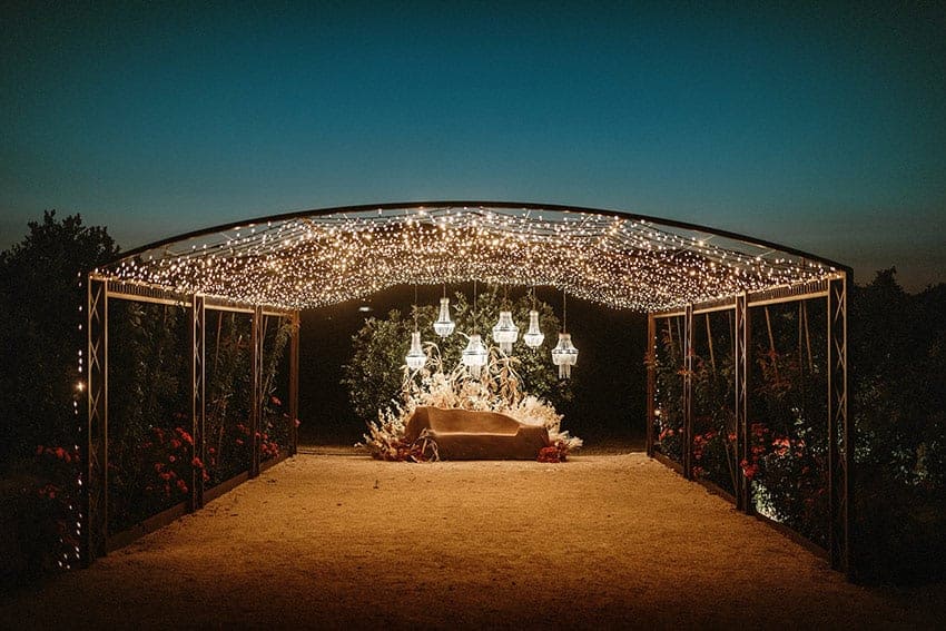 Iluminación decorativa para bodas. Editorial Benigalip. Sweet Event WP