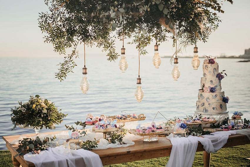 Iluminación decorativa para bodas. Editorial Tabarca. Sweet Angel WP