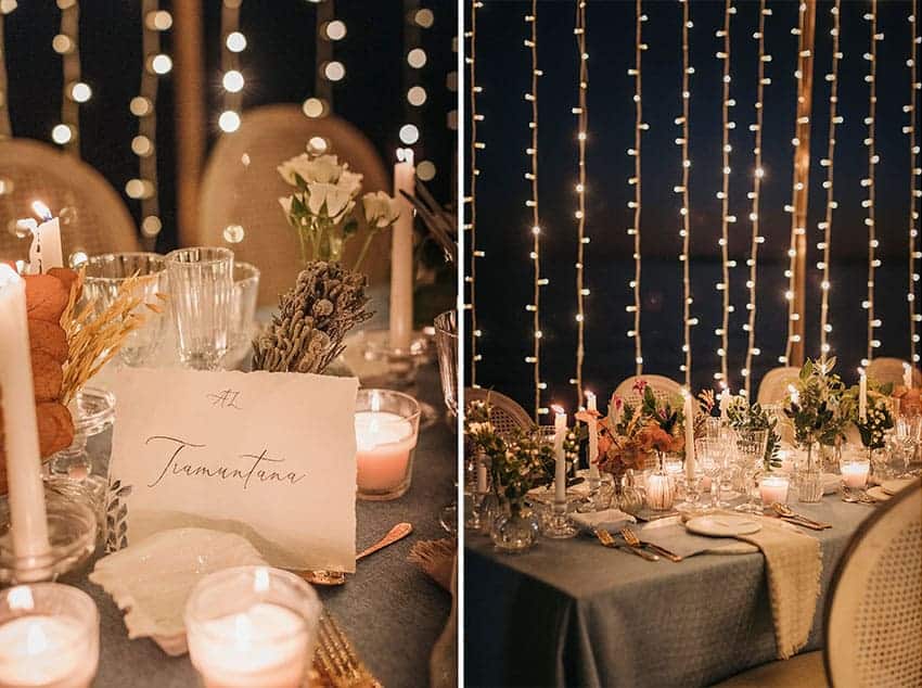 Iluminación decorativa para bodas. Editorial Tabarca. Sweet Angel WP